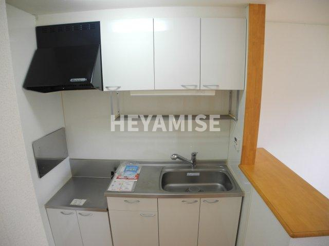 アドニスⅡのキッチン|※室内画像は別号室のもの(反転タイプ)