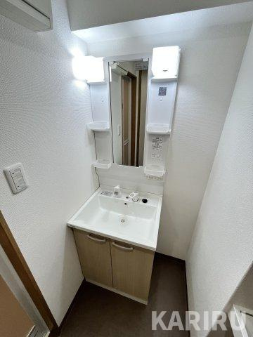 ヴァンクール城東の洗面所|同物件別部屋の写真です