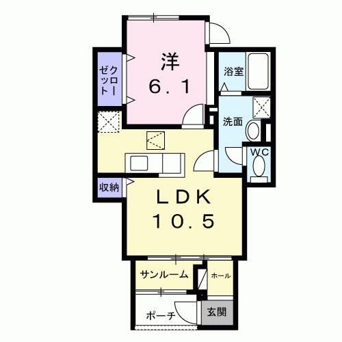 【間取り】 | マーレ長崎