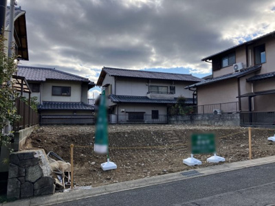 【前面道路含む現地写真】 | 桂坂 御陵大枝山町五丁目 売土地 | 前道6約ｍ
