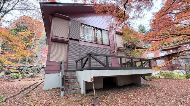 旧軽井沢 泉の里エリア 閑静で緑に囲まれた売土地の外観