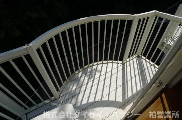 柏セブンコーポのバルコニー