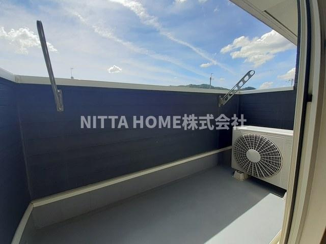 ノッティングヒルコートＦのバルコニー|南向きのバルコニーです＊