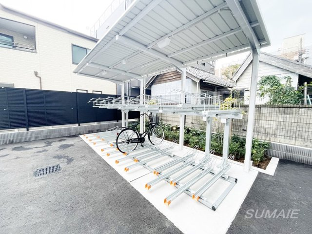 Alivis十条のその他共用部分|自転車置場です