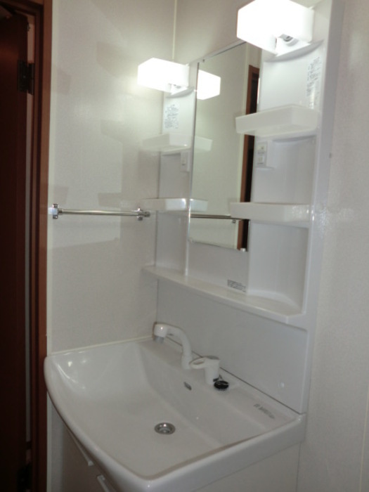 ソニア リーベ B棟の洗面所|使いやすい洗面所です