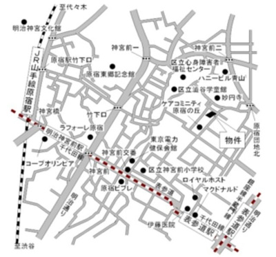 【地図】 | エスペランサ神宮前
