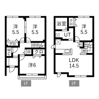 【間取り】 | 稲穂マンションD