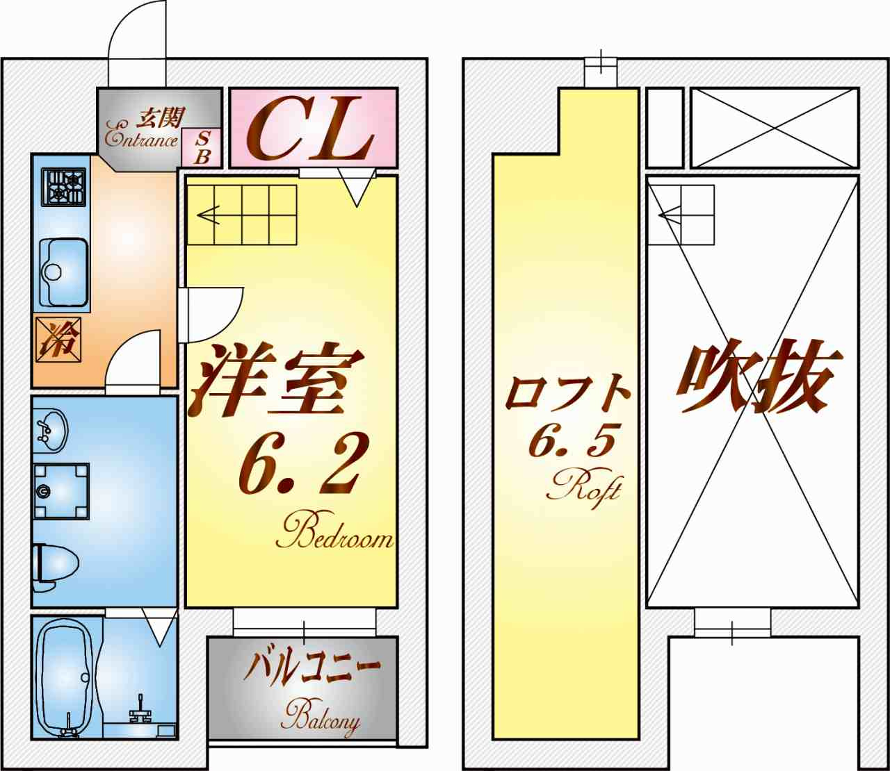 Art Oceanの間取り