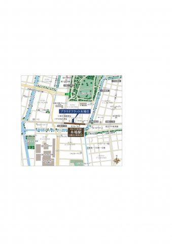 プラウドフラット木場Ⅱの地図