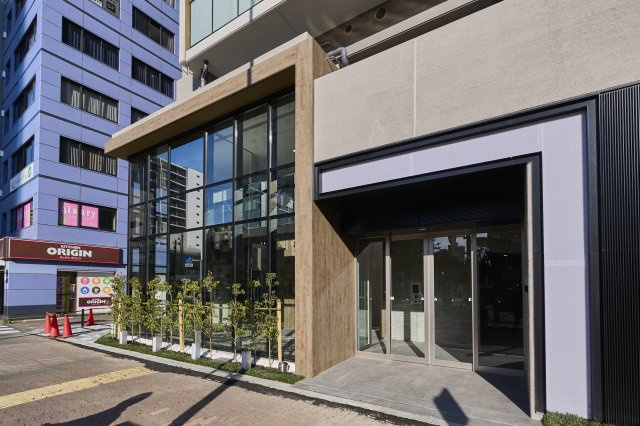 プラウドフラット亀戸ステーションプレイスのエントランス|建物の内部です