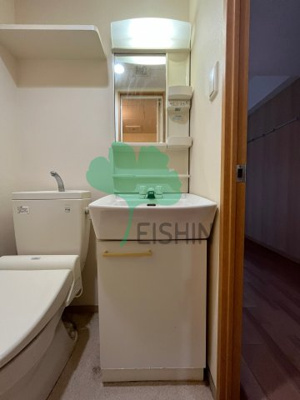 【洗面所】 | No.46 Ｖプロジェクト2100天神 | シンプルで使いやすい洗面台です！