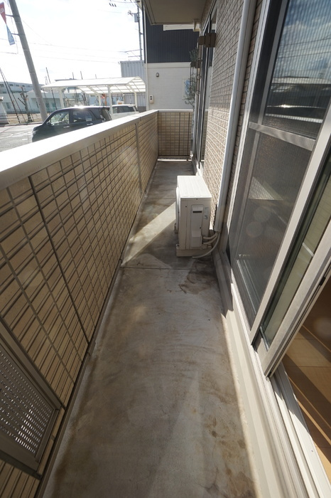 ステラⅡのバルコニー