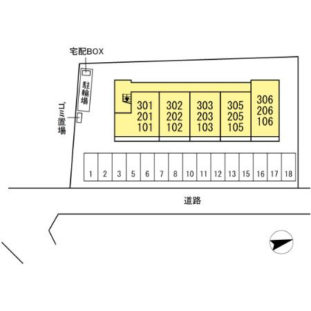 ステラⅡの区画図