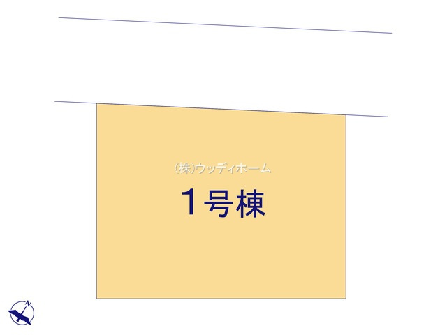 越谷市東越谷20期　新築一戸建ての区画図