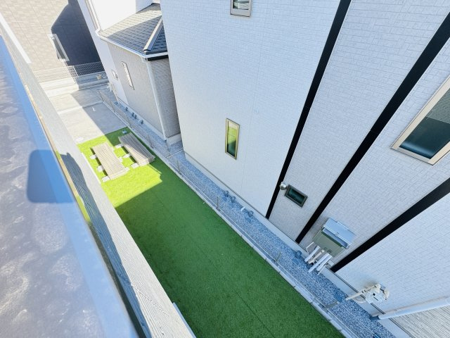 流山市古間木新築戸建【八木南小学校：9分】の展望|バルコニーより南西側眺望