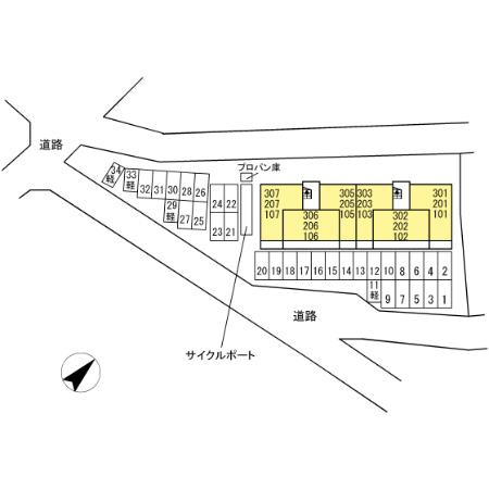 ソフィヤ　コンフォールの区画図