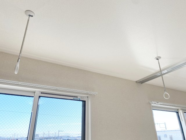 ｐｌｕｍｅの設備|便利な室内物干し！