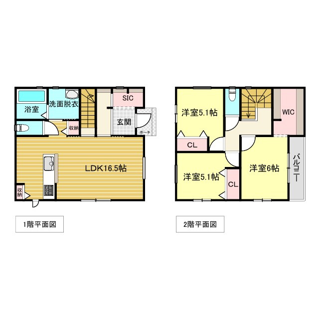 大塚町窪田の間取り
