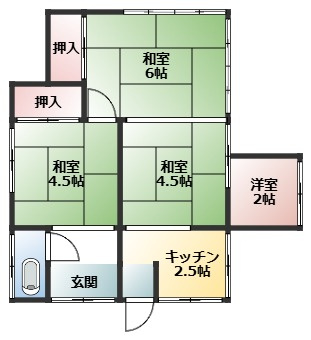 畑付き 富士見町3丁目中古戸建の画像