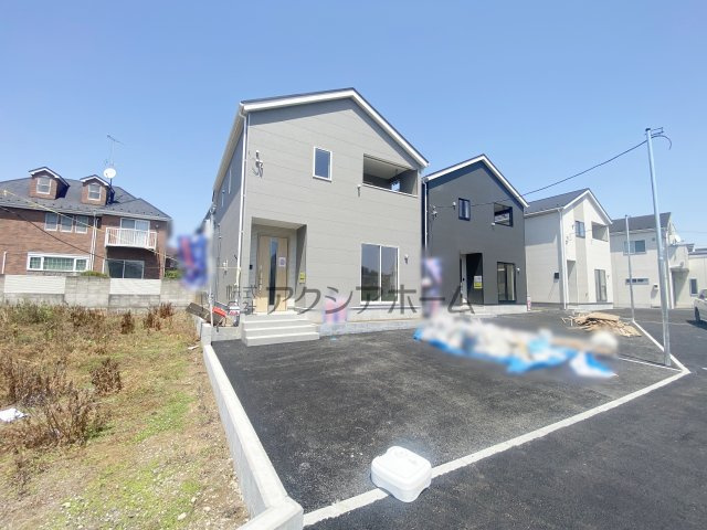 所沢市久米・全3棟　新築一戸建　1号棟　～駐車並列2台～の外観|現地写真（2026年3月12日撮影）