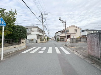 【前面道路含む現地写真】 | 川越市吉田　建築条件なし売地　東武東上線『霞ヶ関駅』徒歩13分　【上戸小学区】