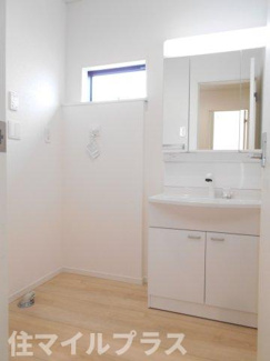 【独立洗面台】 | 郡山市大槻町三角田新築一戸建て5棟 | 使いやすい独立洗面台です