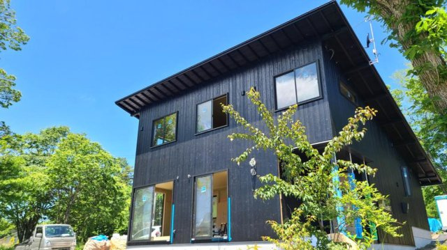 西軽井沢 追分エリア サウナ付き3LDKの新築戸建の外観