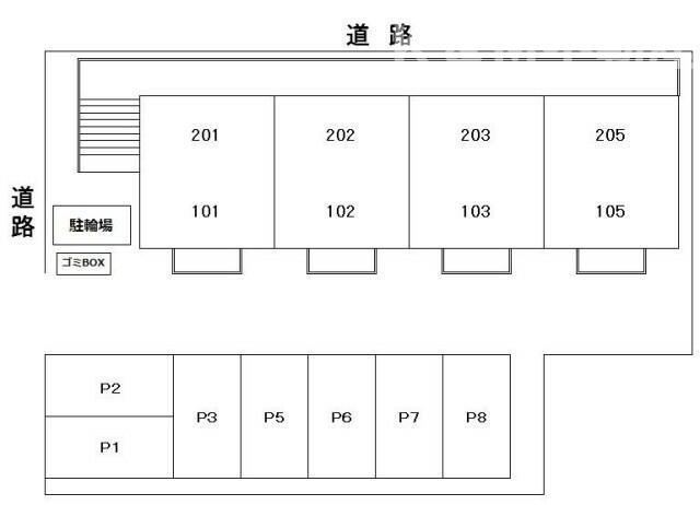 ウッドヴィレッジの区画図| 