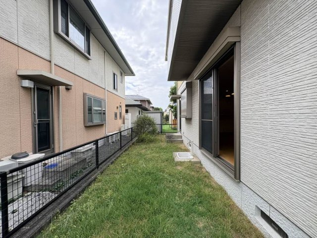 合志市須屋の一戸建ての庭