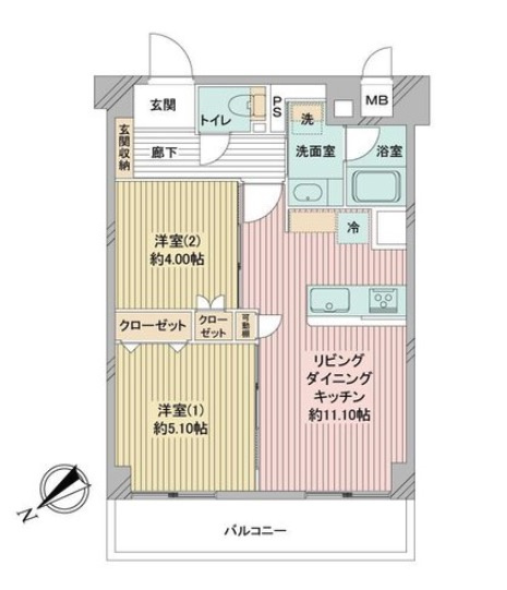 【間取り】 | ★仲介手数料無料★東大井スカイハイツ(耐震適合物件）