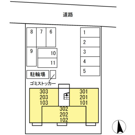 ボナールの区画図