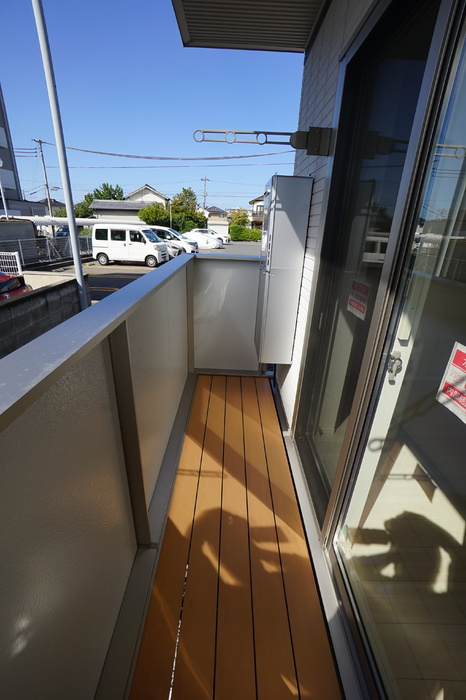 マーメゾン新福のバルコニー