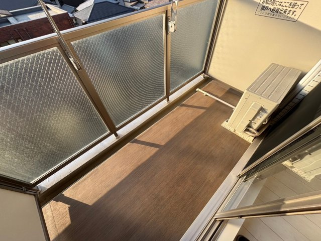 べラジオ三国駅前のバルコニー