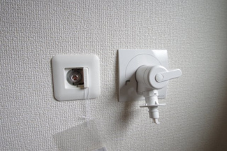 【ランドリースペース】 | 【仲介手数料無料！！】稲城市若葉台1丁目　新築戸建て（全9区画）4号棟 5480万円 | ガス乾燥機用のガス栓