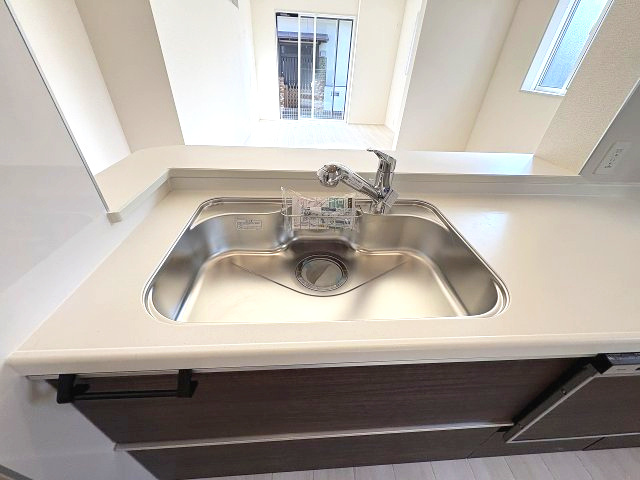 【キッチン】 | 福岡市南区若久6丁目　1号棟（全3棟）【仲介手数料無料・0円】 | 現地写真。