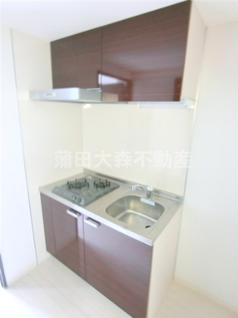 リヴシティ大森町のキッチン|2口ガスシステムキッチン
