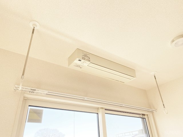 エーデルハイムDの設備|室内物干しあります！