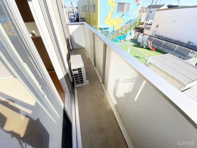 エーデルハイムDのバルコニー|バルコニーです！