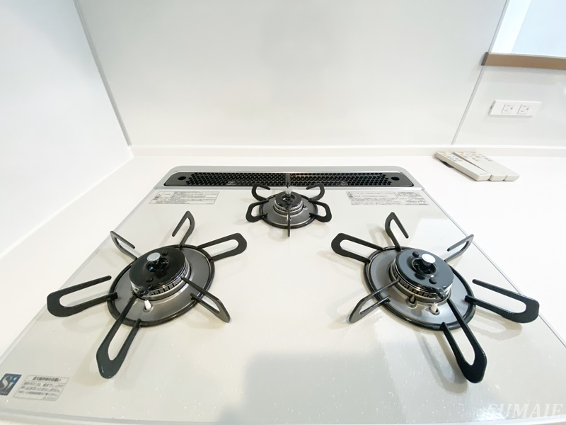 S-RESIDENCE王子enableのキッチン|3口コンロです☆