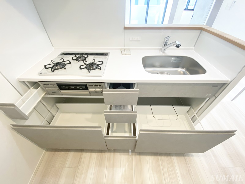 S-RESIDENCE王子enableの収納|キッチン下収納です☆