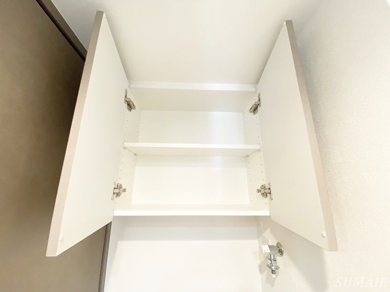 S-RESIDENCE王子enableの収納|洗濯機上収納です☆