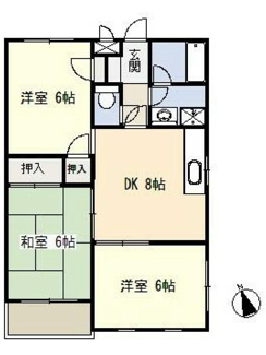 【間取り】 | 今田マンションA棟