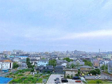 ダイアパレス篠崎　8階　角　部屋の展望