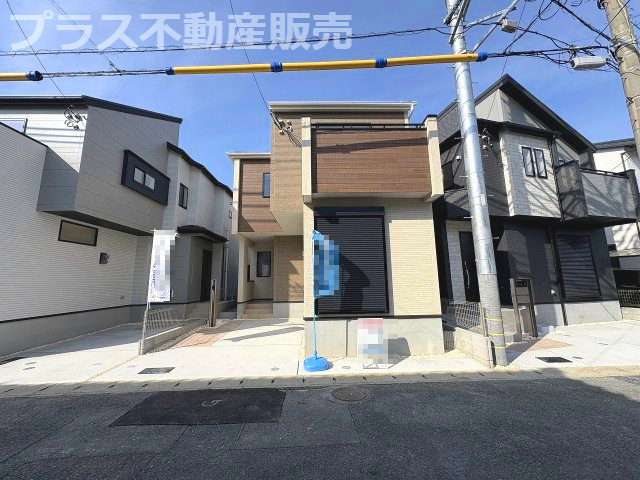 【外観】 | 福岡市南区若久6丁目　2号棟（全3棟）【仲介手数料無料・0円】 | 現地写真。同じ物件を見るなら、プラス不動産販売にお任せ下さい。