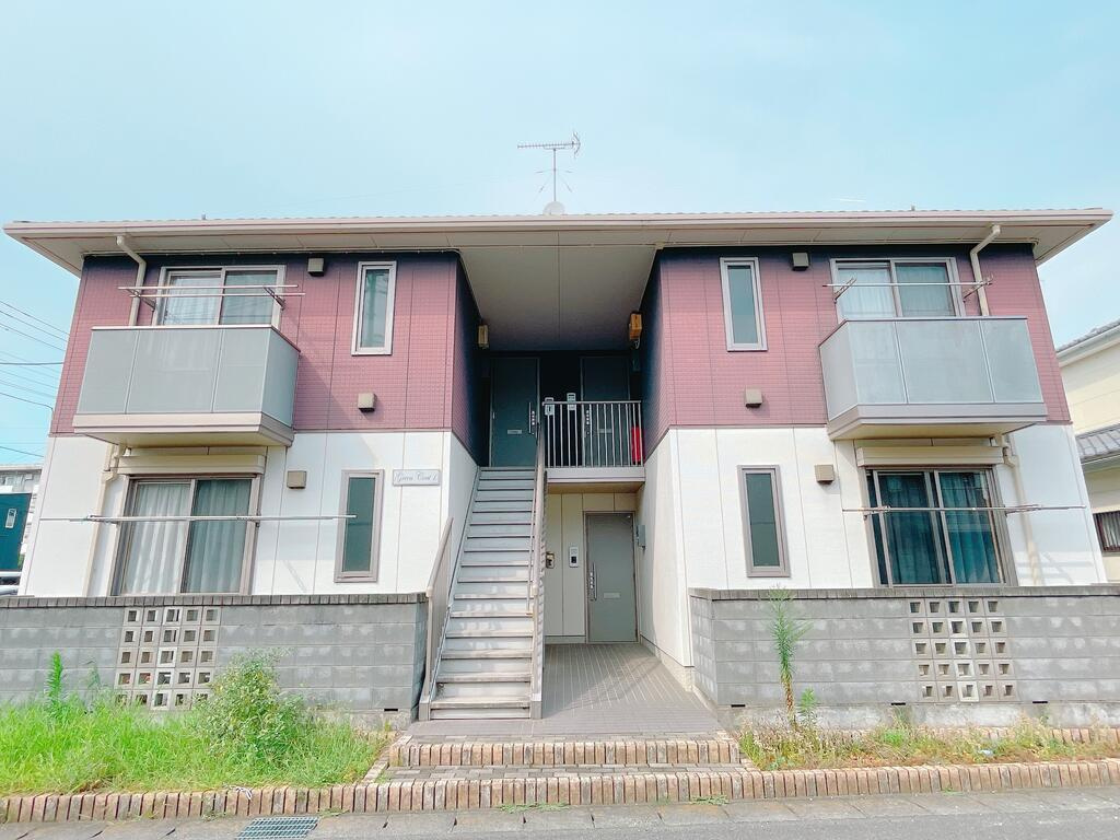 グリーンコートⅠの外観|現地集合でのご案内OKです!(^^)!