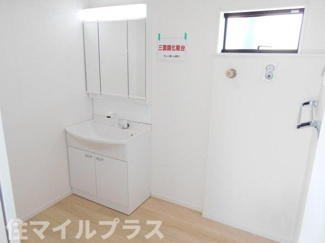【独立洗面台】 | 西郷村米堀川向新築一戸建て4棟 | 独立洗面台です
