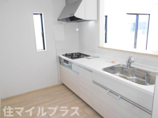 【キッチン】 | 西郷村米堀川向新築一戸建て4棟 | 使いやすいキッチンです