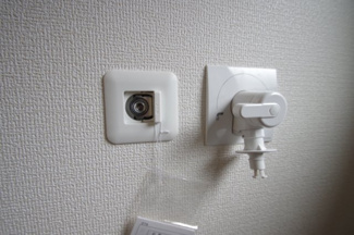 【ランドリースペース】 | 【仲介手数料無料！！】稲城市若葉台1丁目　新築戸建て（全9区画）6号棟 5980万円 | ガス乾燥機用のガス栓