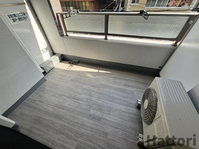 パークフラッツ江坂のバルコニー