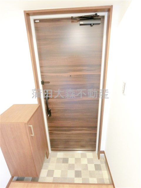 ファブール蒲田の玄関